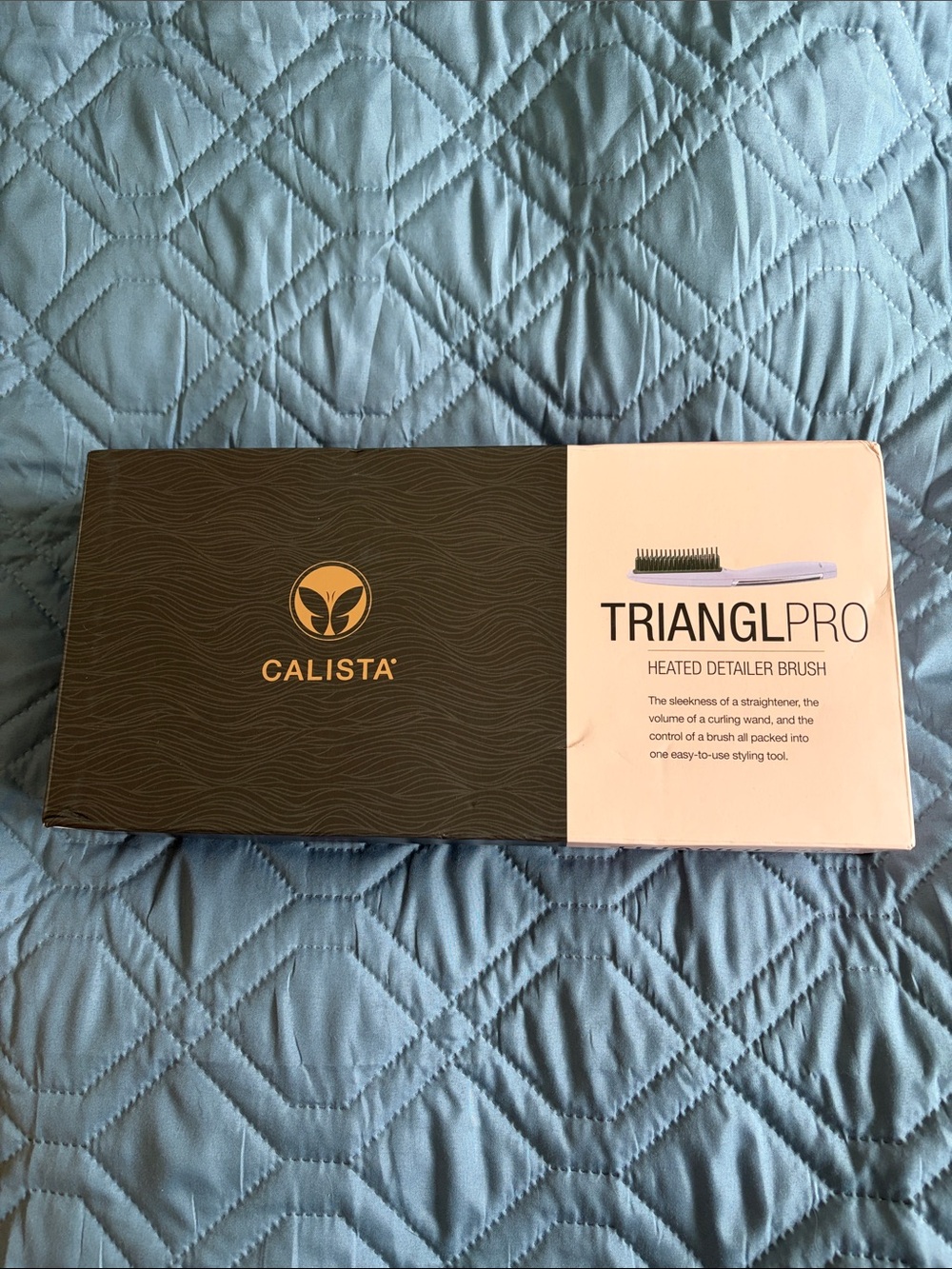 NWT - Calista TrianglPro Heated Detailer Brush in Purple